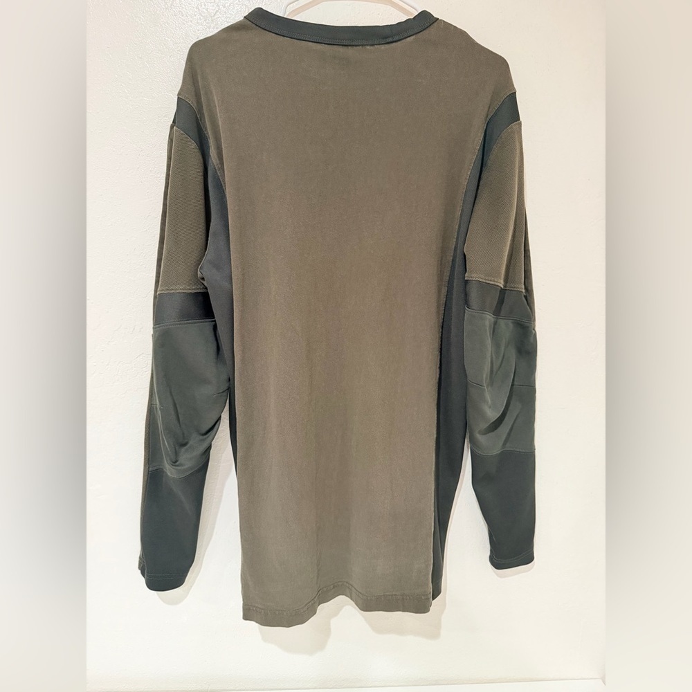 G-Star Raw Olive Green Long Sleeve Pullover Shirt Size L - Picture 4 of 7